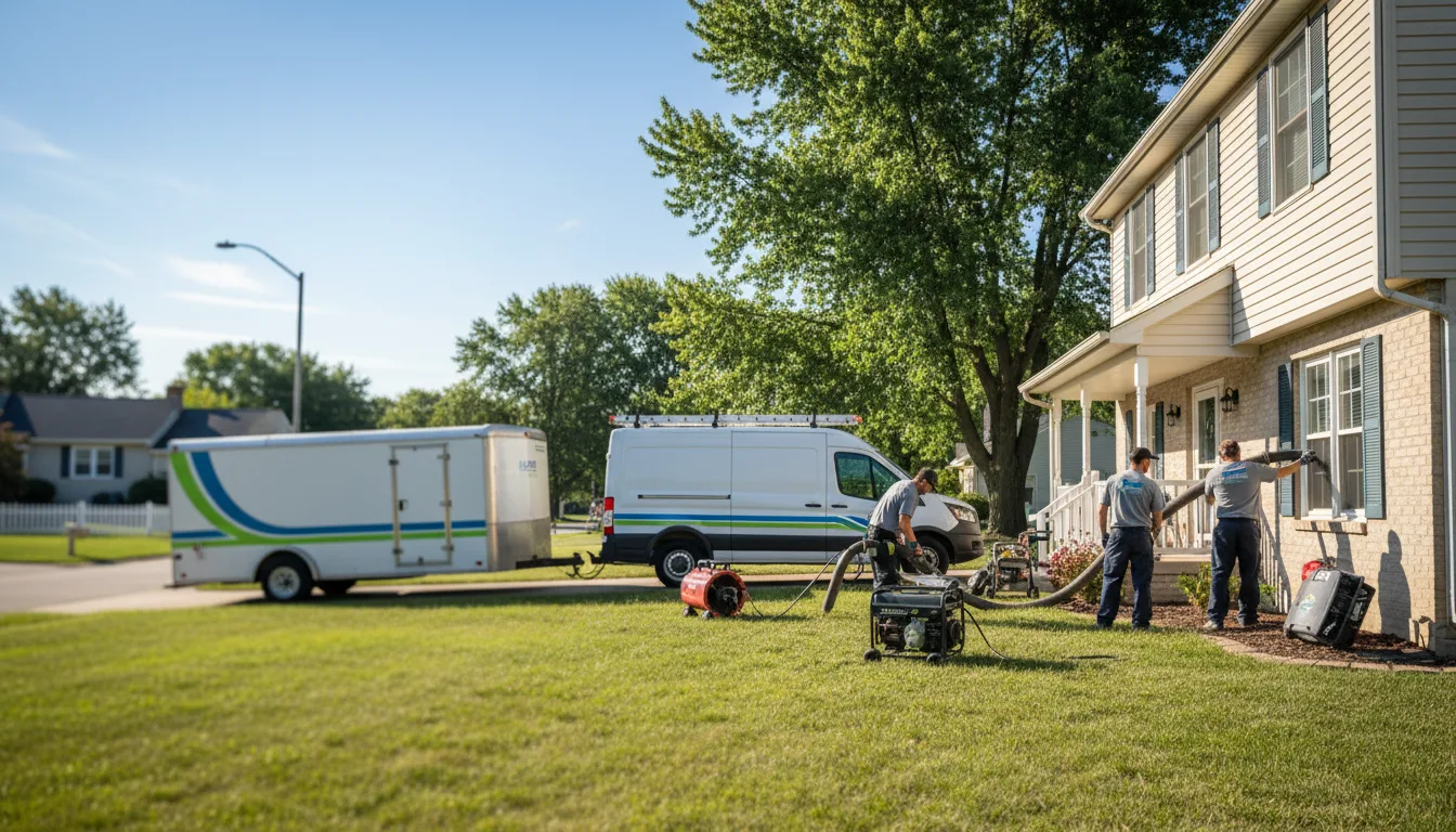 Flooded Basement Restoration And Cleanup With Repair in Sully, IA near me